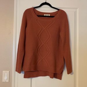 🎈NWOT Pink Rose Sweater size L